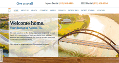 Desktop Screenshot of myersdental.com