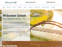 Tablet Screenshot of myersdental.com